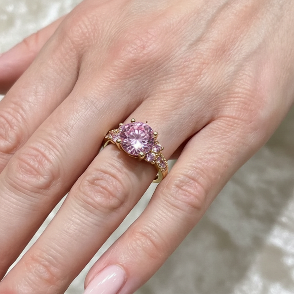Celia Rosette Ring | Gold
