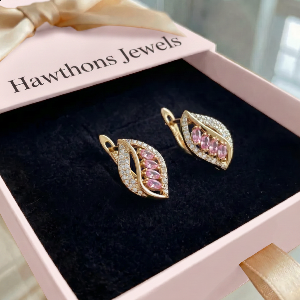 Isola Blushlune Earrings | Gold