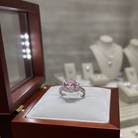 Celia Rosette Ring | White Gold