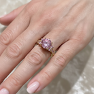Celia Rosette Ring | White Gold