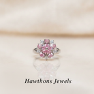 Cherry Blossom Ring | White Gold