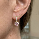 Cupid Glow Huggie Earrings | Gold