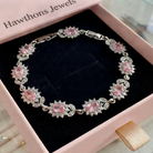 Iridessa Pinkthorn Bracelet | White Gold