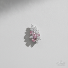 Lyra Blushbloom Earrings | White Gold