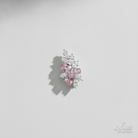 Lyra Blushbloom Earrings | White Gold