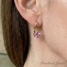 Rosaluxe Crownlight Earrings | Rose Gold