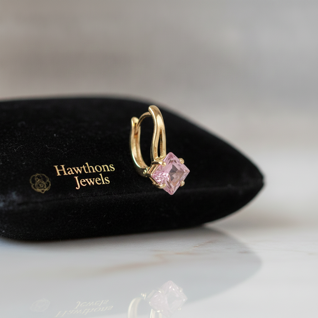 Rosaluxe Crownlight Earrings | Rose Gold