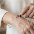 Roseglow Tennis Bracelet | White Gold