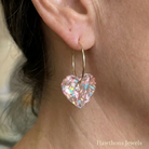 Sugarplum Heart Drop Earrings | Gold